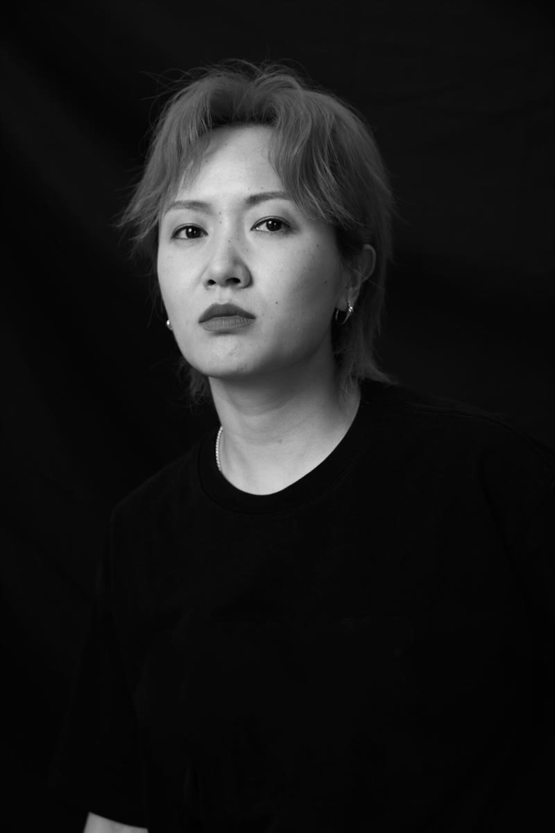 金桠如黑白肖像